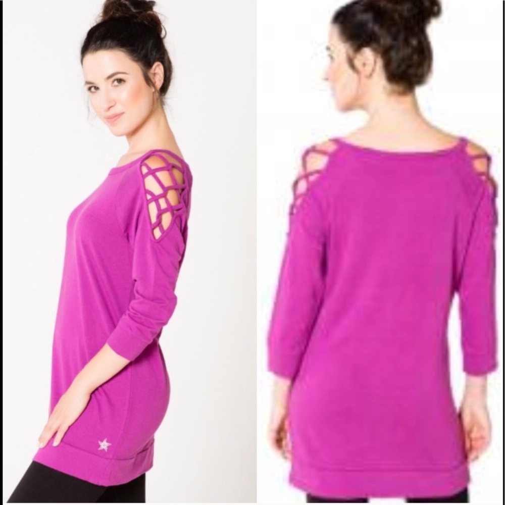 💕Satva purple wine Nalina Sweatshirt- Small